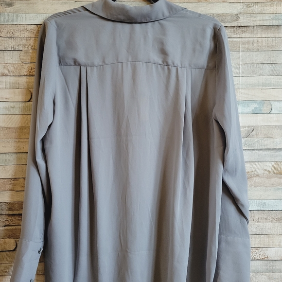 NWT Catherine Malandrino grey blouse - Picture 3 of 4